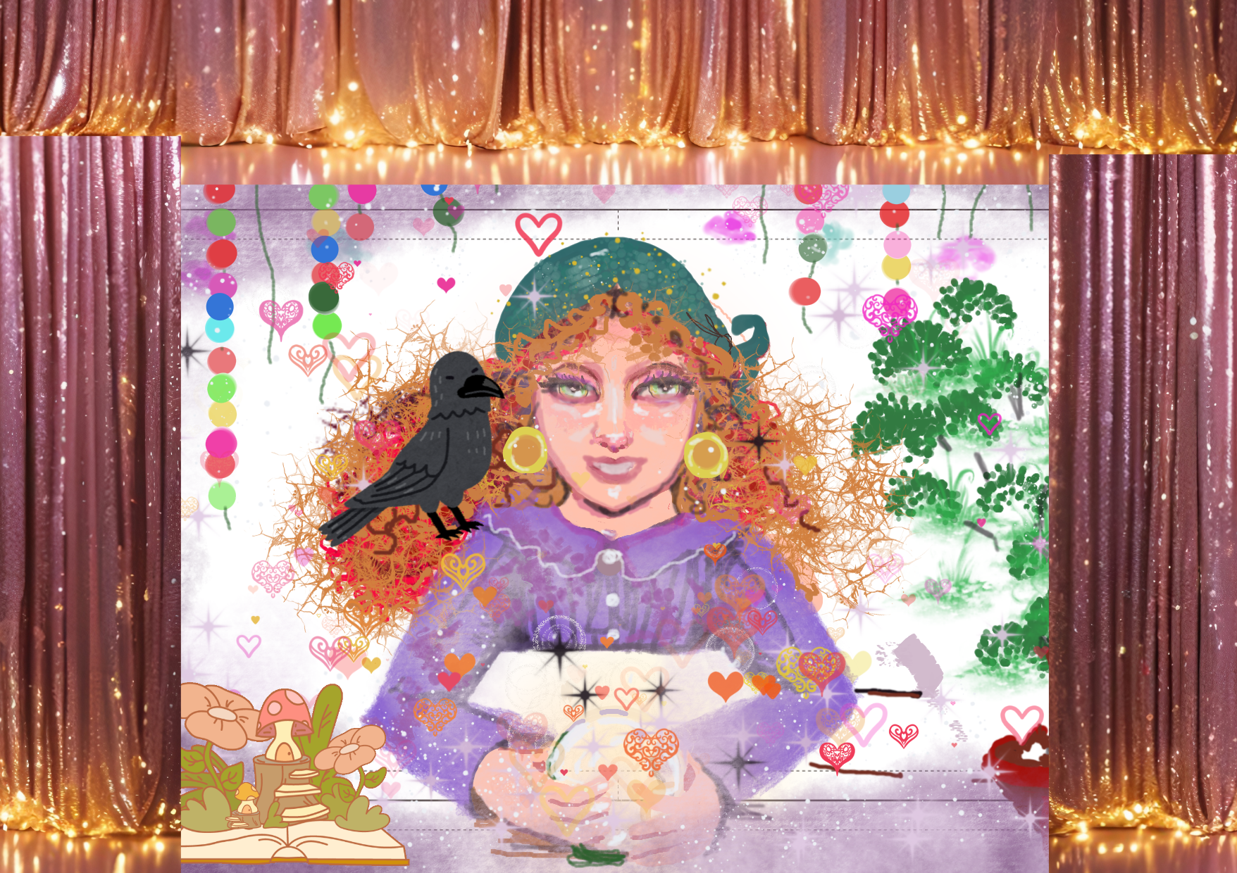 Fortune teller smile